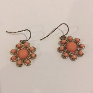Orange earrings